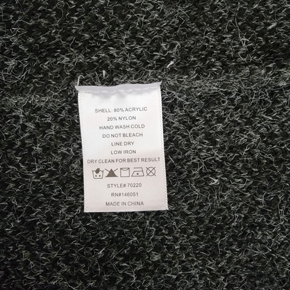 Monteau Long Gray Open-Front Cardigan - Picture 4 of 4